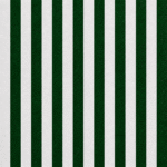 Tecido Nylon Impermeável Riscas 2cm Verde Escuro e Branco