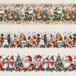 Tecido Policanvas Barras Natal