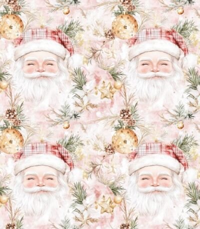 Tecido Decoração Policanvas Pai Natal