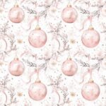 Tecido Decoração Policanvas Bolas de Natal
