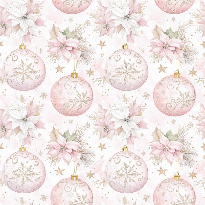 Tecido Decoração Policanvas Bolas de Natal