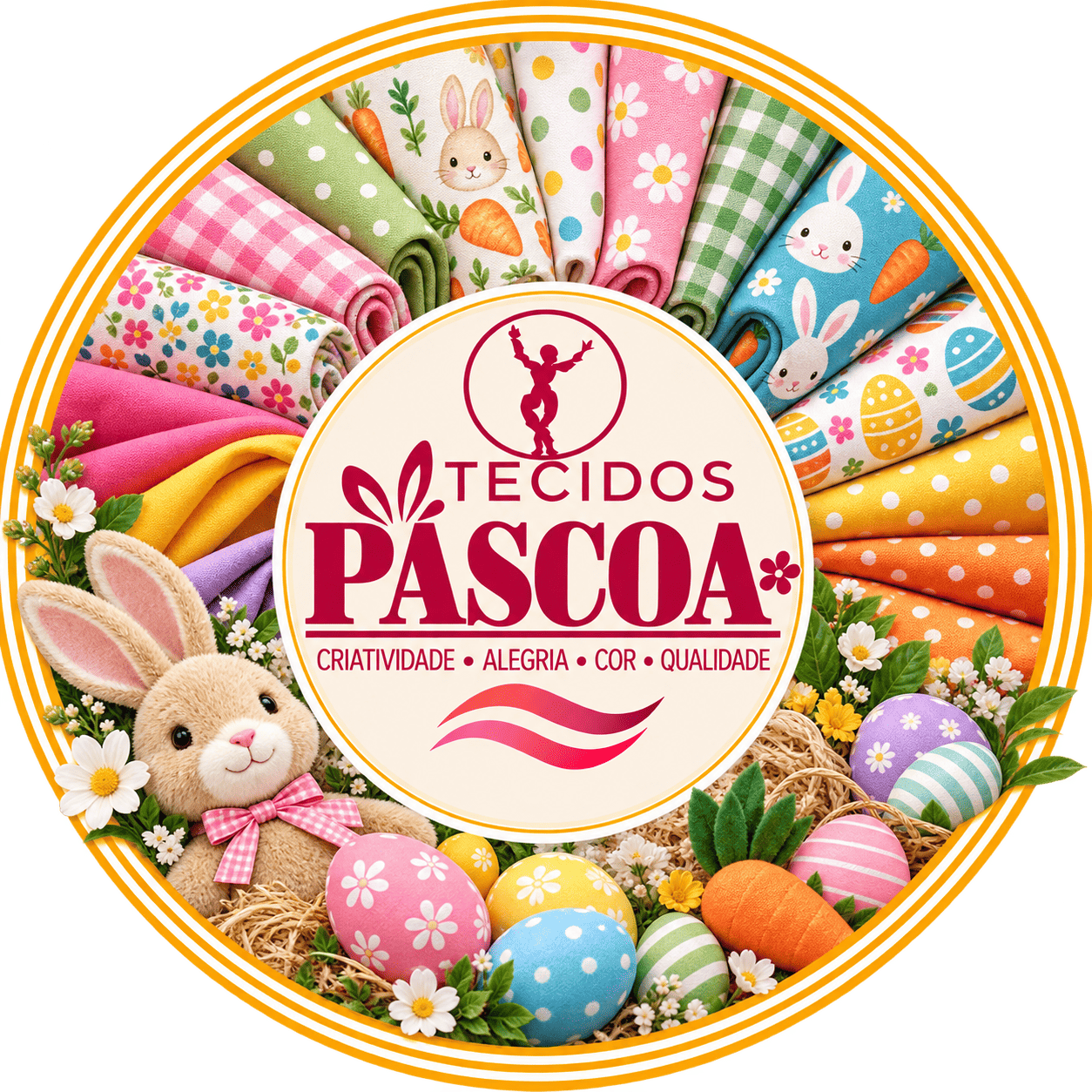 Tecidos Páscoa