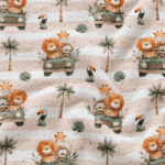 Turco p Toalhas Safari Jeep Riscas - Branco